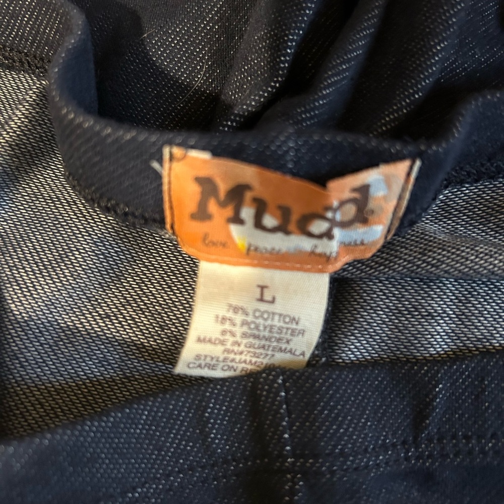 4 pack leggings size L grey (NWT), brown(NWOT), blue(NWOT) black capri leggings - Picture 14 of 16